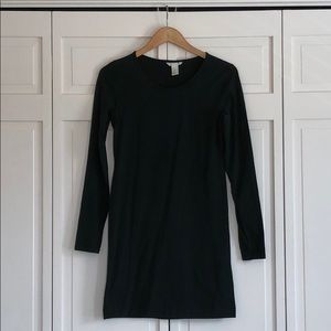 Dark green long sleeve dress - size medium